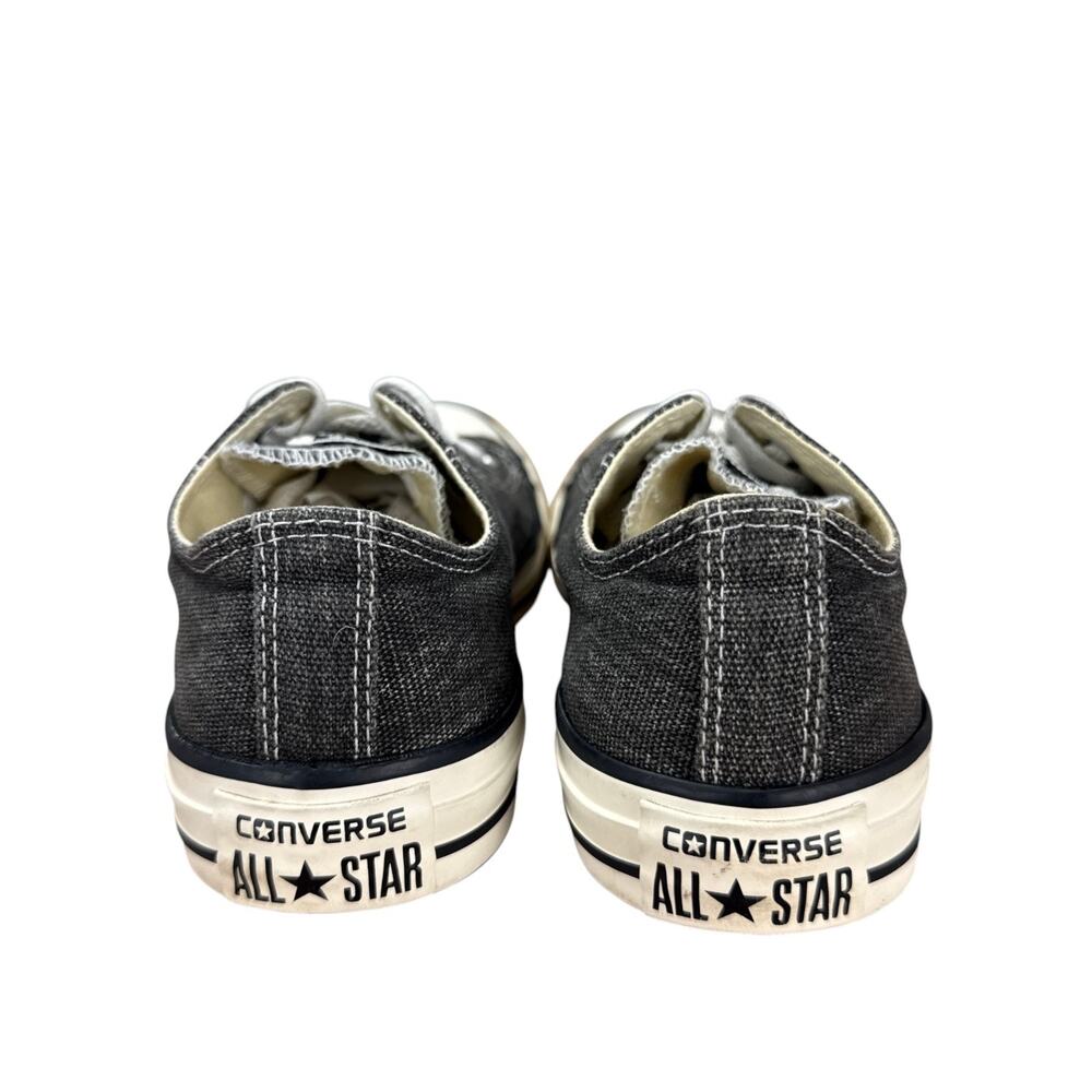 Converse Chuck Taylor All Star Low Black Denim Mens 6 Womens 8 Sneakers Y2K - Picture 11 of 12